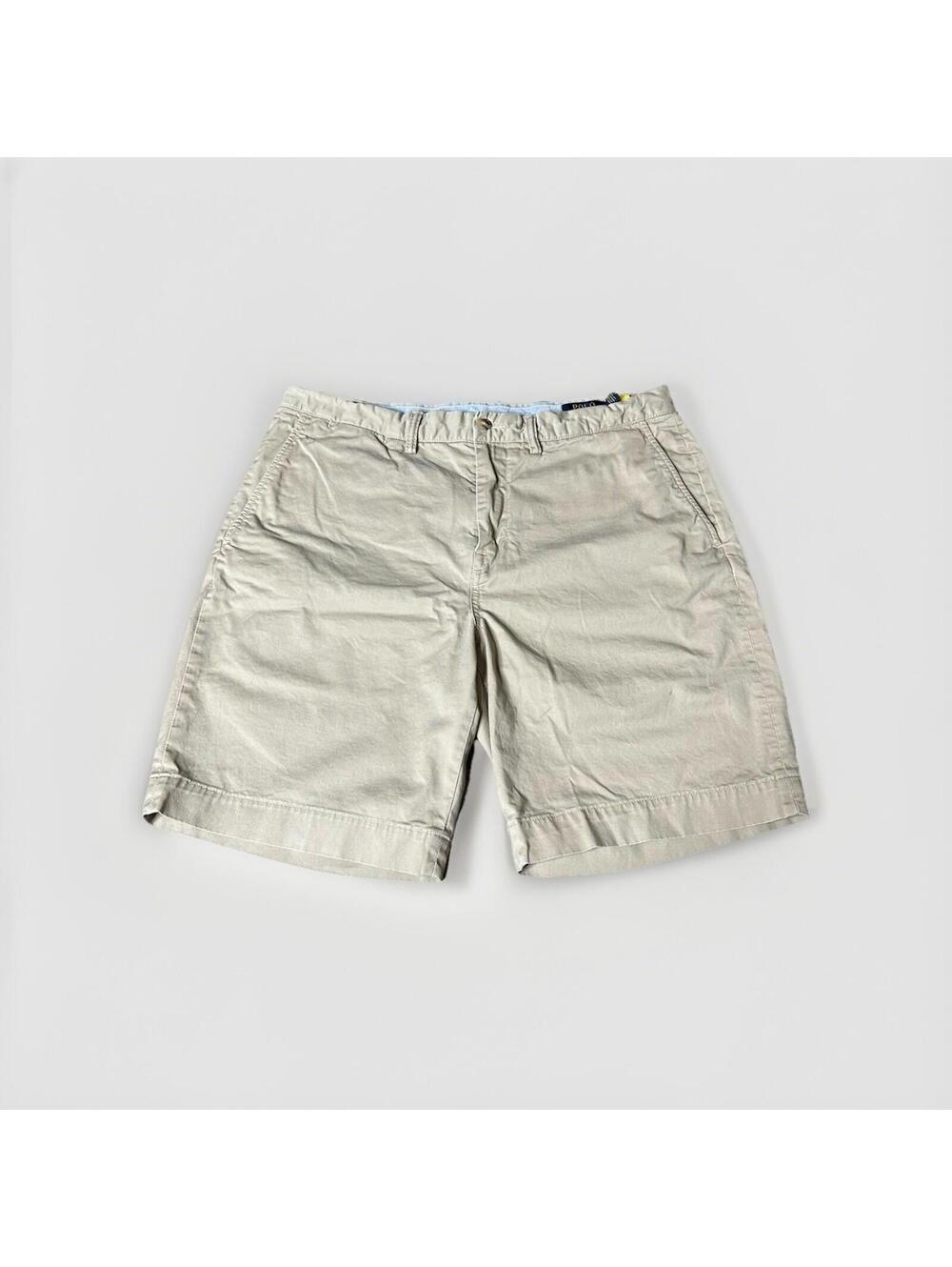 Polo Ralph Lauren Men's Stretch Classic Fit Khaki Chino Shorts - Size 35